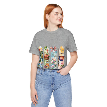 Arkansas Nature-Themed Short Sleeve Tee, Casual Summer Wear, Arkansas Souvenir Shirt, Gift for Nature Lovers, Travel Enthusiast Tee